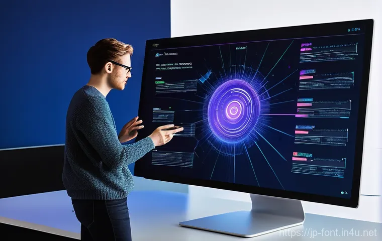 웹 브라우저에서 폰트 렌더링 문제 해결 - **Prompt:** A highly detailed, cinematic shot of a focused web designer (wearing a stylish, modern s... 웹 브라우저에서 폰트 렌더링 문제 해결 - **Prompt:** A highly detailed, cinematic shot of a focused web designer (wearing a stylish, modern s...