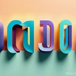 문서 디자인에서 폰트의 역할 - **Prompt:** "A visually striking abstract representation of the emotional power of typography. The i...