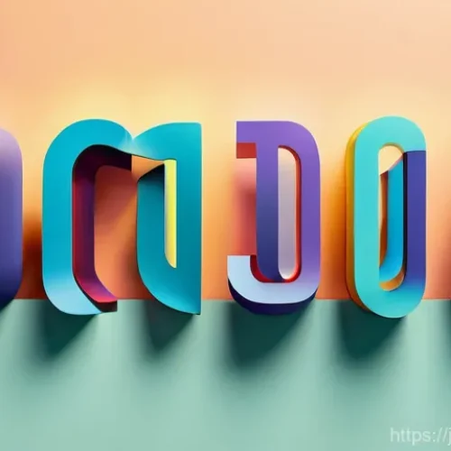 문서 디자인에서 폰트의 역할 - **Prompt:** "A visually striking abstract representation of the emotional power of typography. The i...